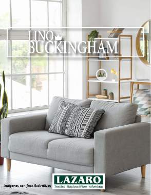 Portada del catálogo Lino Buckingham