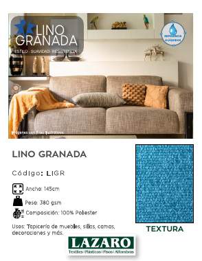 Portada del catálogo Lino Granada