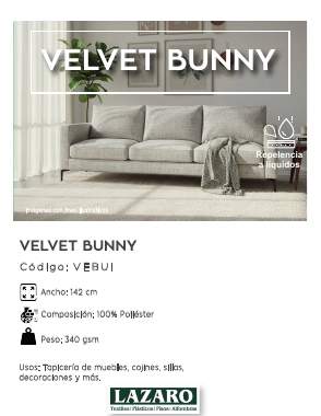 Portada del catálogo Velvet Bunny
